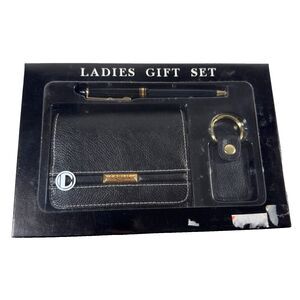 Cerlic Paris Ladies Gift Set Leather Wallet Pen Leather Keychain NEW SEALED